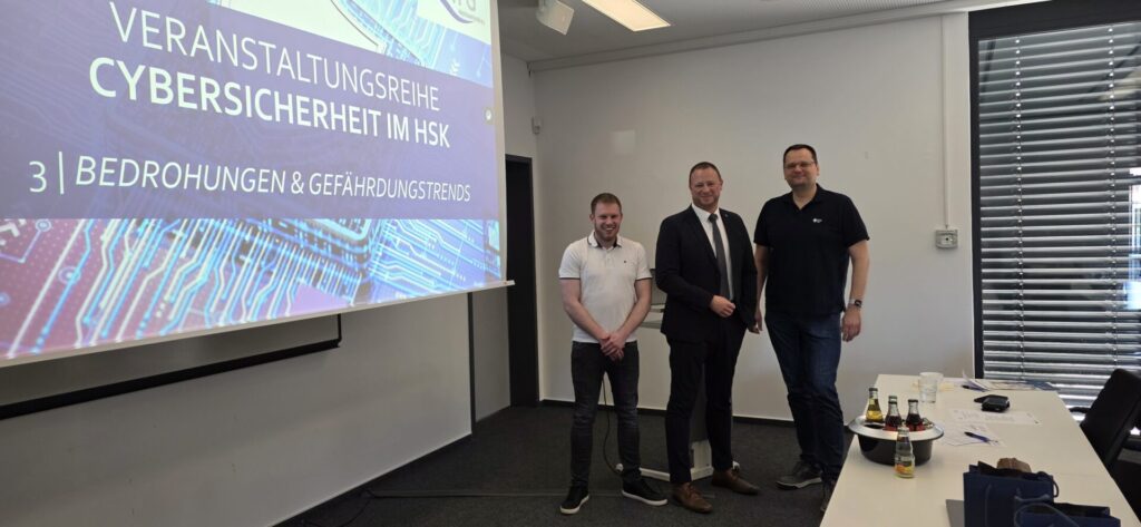 Cybersicherheit im HSK Teil III – „Bedrohungen & Gefährdungstrends“ am Campus der Stadtwerke Arnsberg